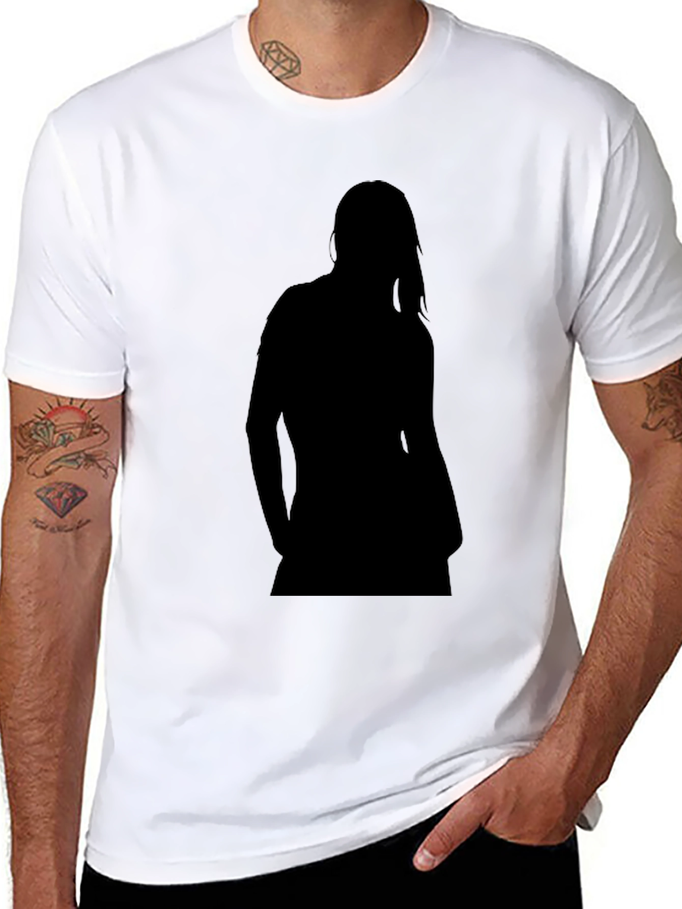 Cool Silhouette Graphic T-Shirt