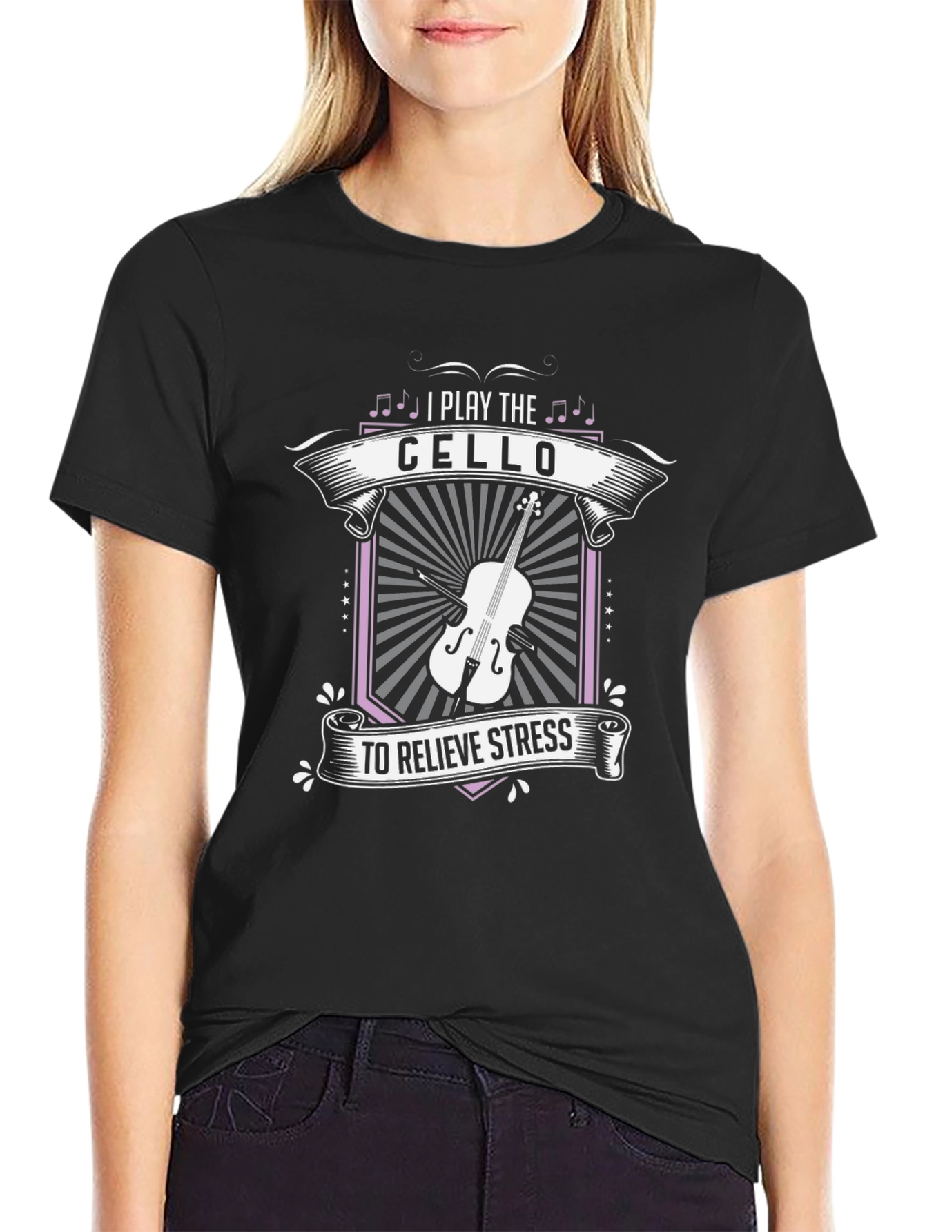 I Play The Cello To Relieve Stress T-Shirt