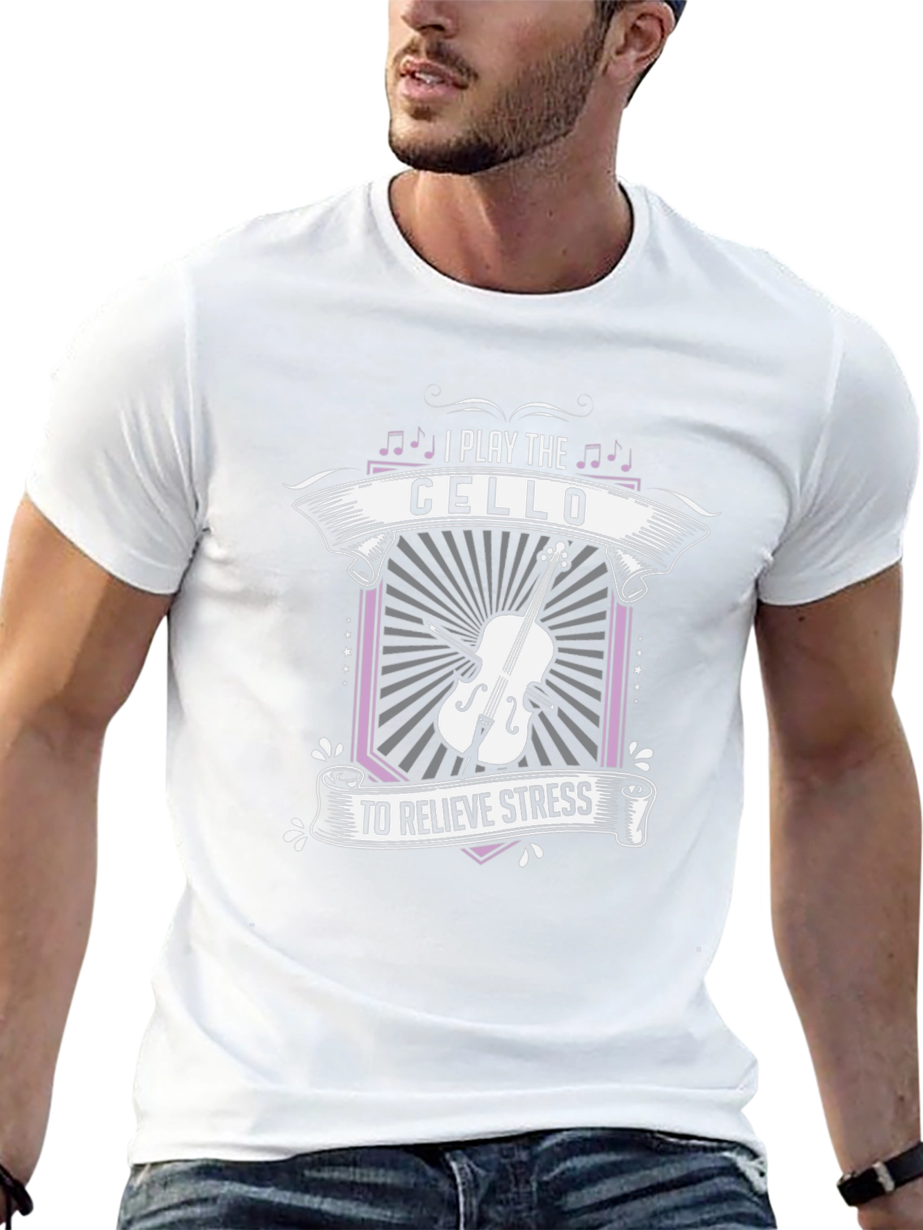 I Play The Cello To Relieve Stress T-Shirt