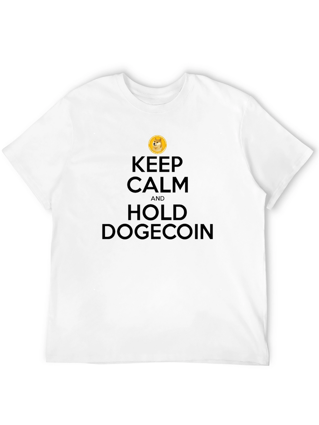 Keep Calm and Hold Dogecoin T-Shirt