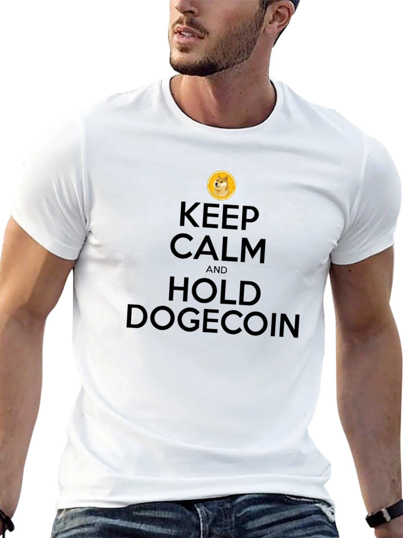 Keep Calm and Hold Dogecoin T-Shirt