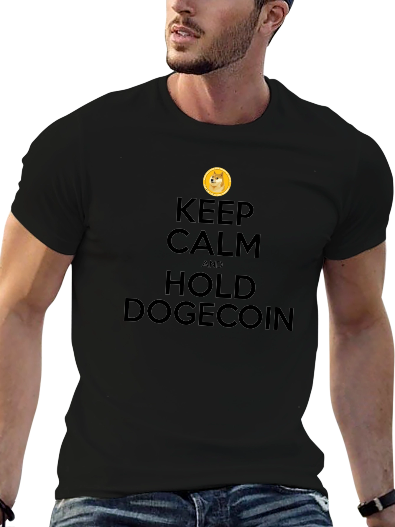 Keep Calm and Hold Dogecoin T-Shirt