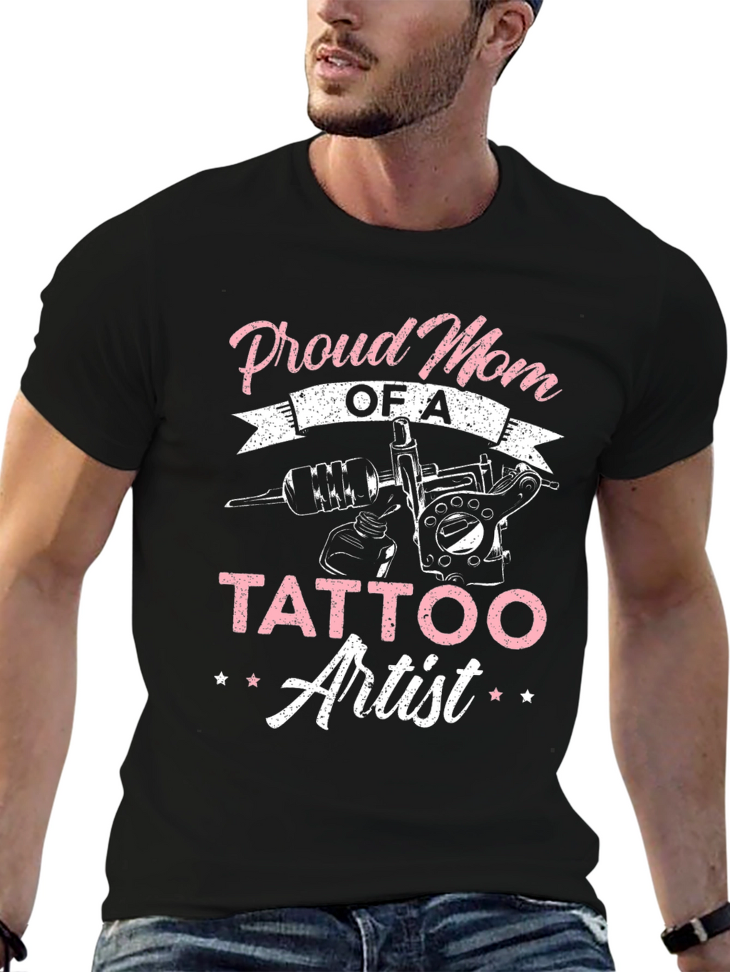 Proud Tattoo Artist Mom Graphic Tee