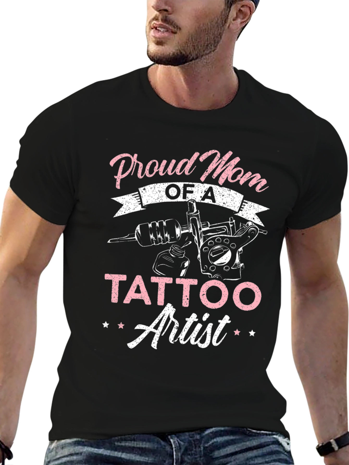 Proud Tattoo Artist Mom Graphic Tee