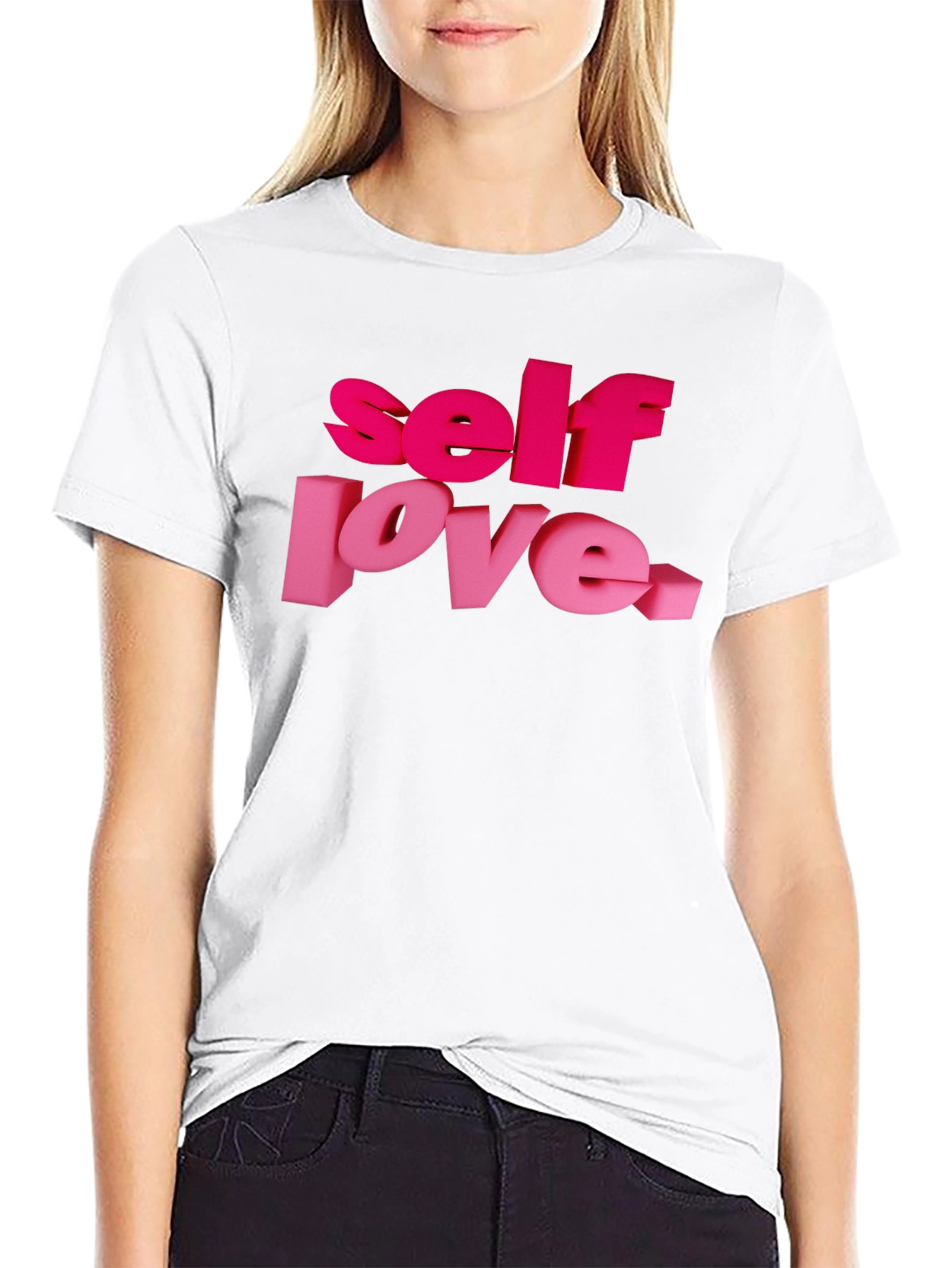 Self Love Statement Graphic Tee