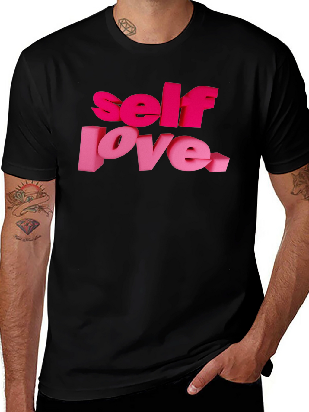 Self Love Statement Graphic Tee