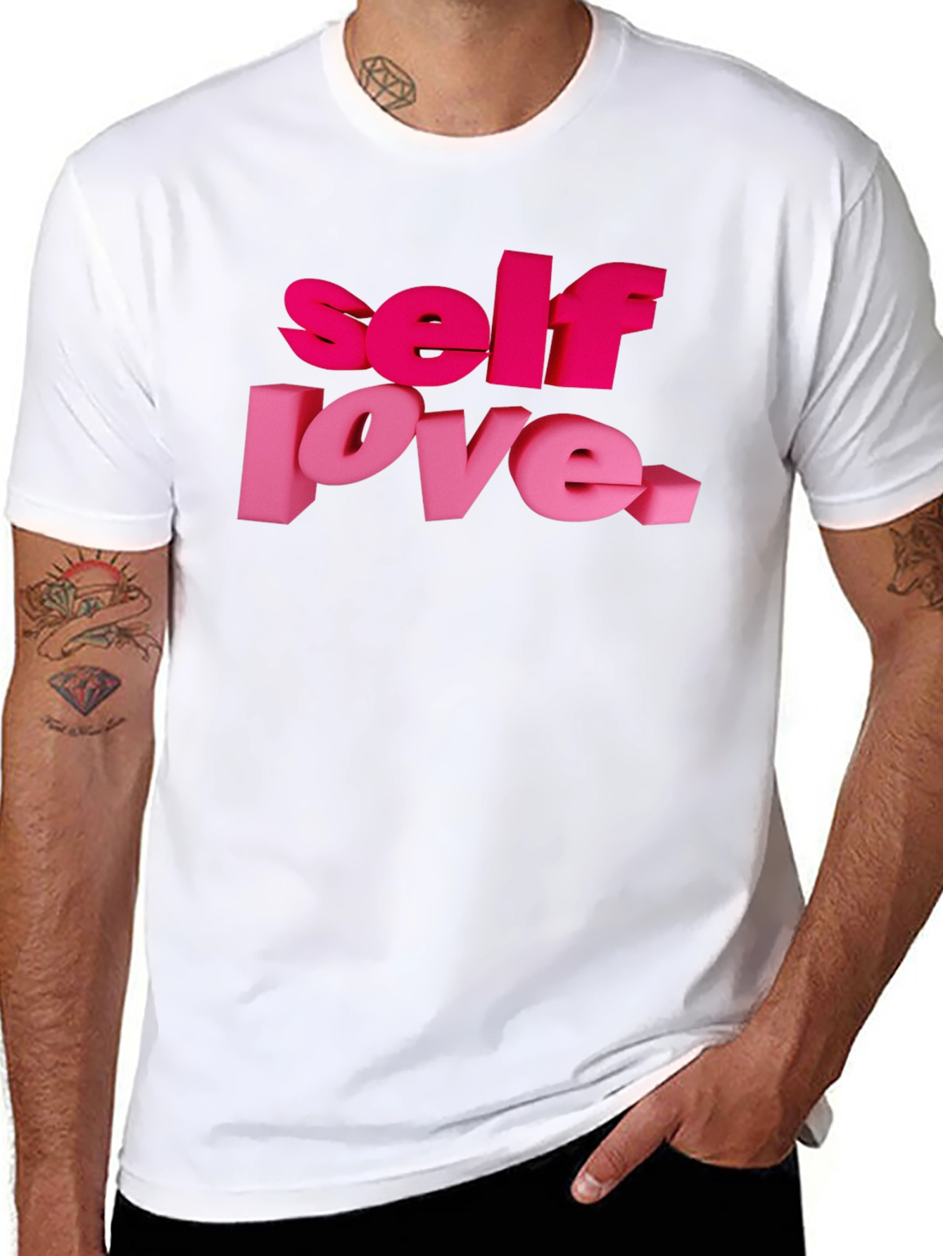 Self Love Statement Graphic Tee