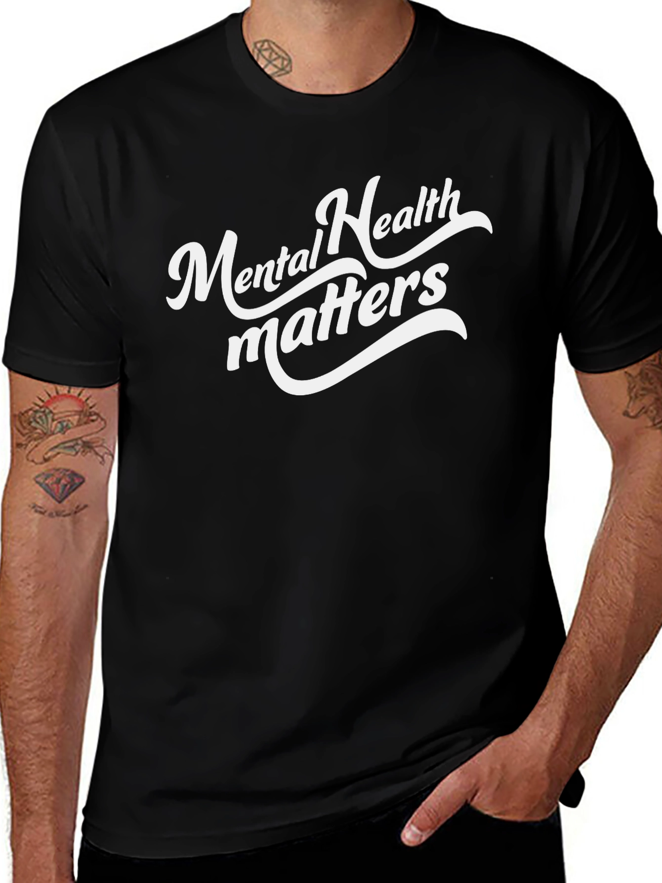Mental Health Matters T-Shirt - Black