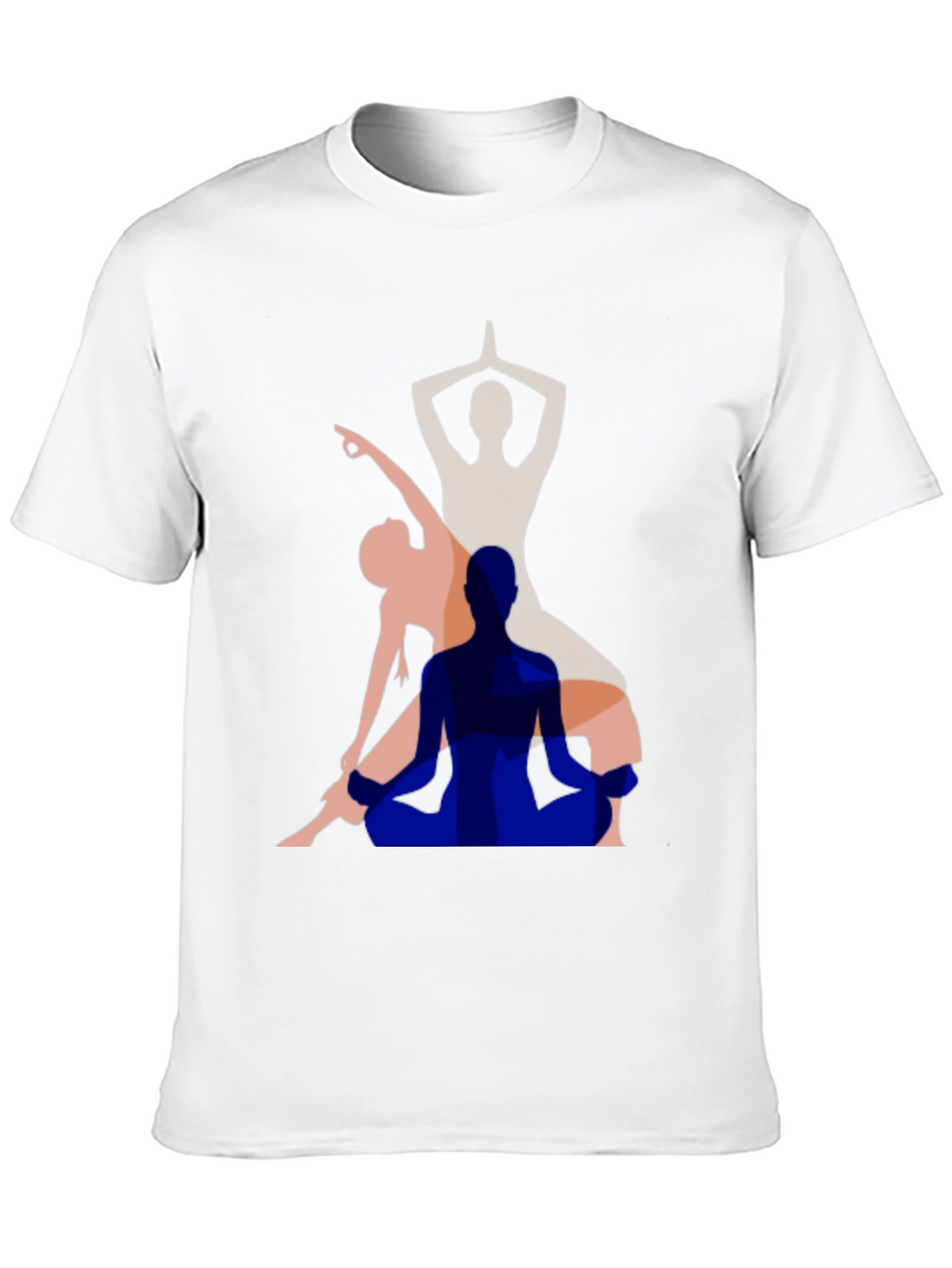 Yoga Pose Graphic Tee - Mens Black T-Shirt