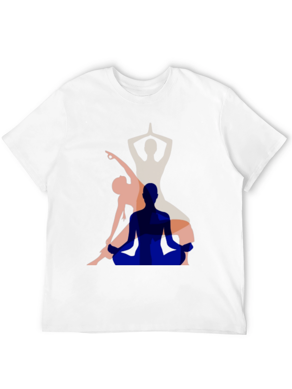 Yoga Pose Graphic Tee - Mens Black T-Shirt