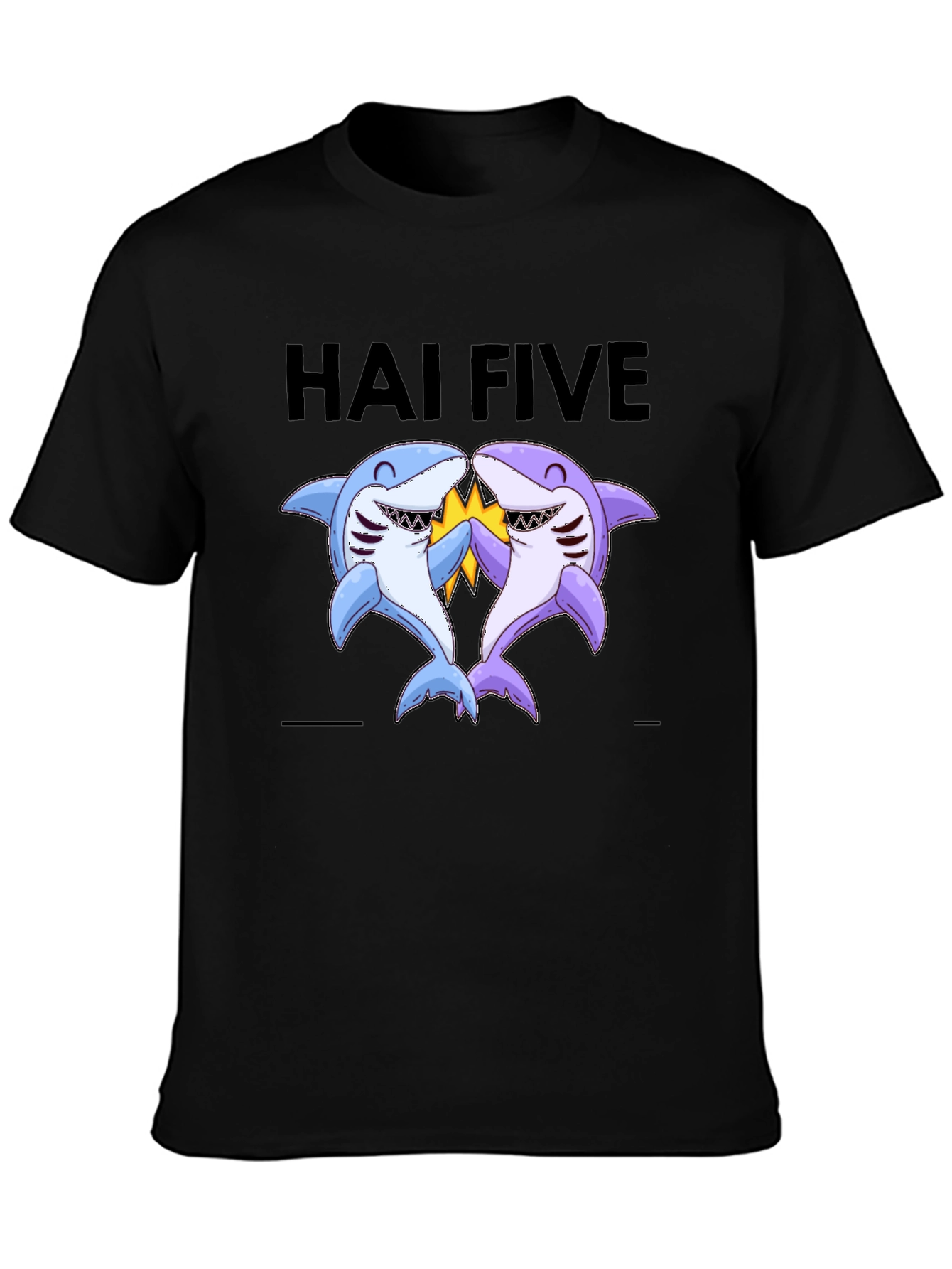Hai Five T-Shirt - Funny Shark High Five Tee