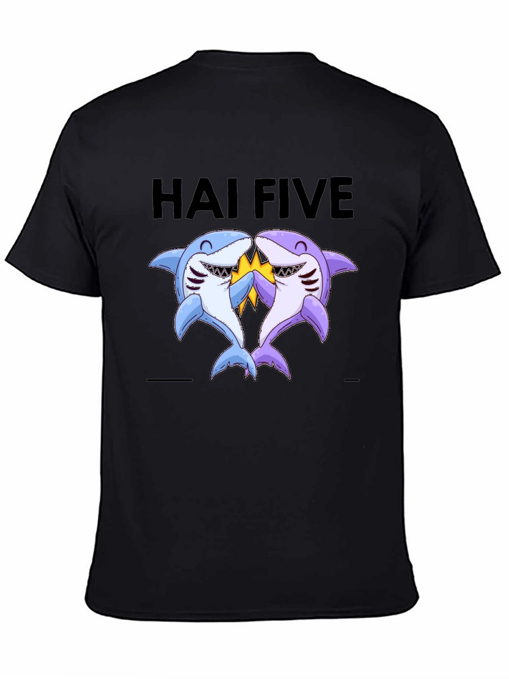 Hai Five T-Shirt - Funny Shark High Five Tee