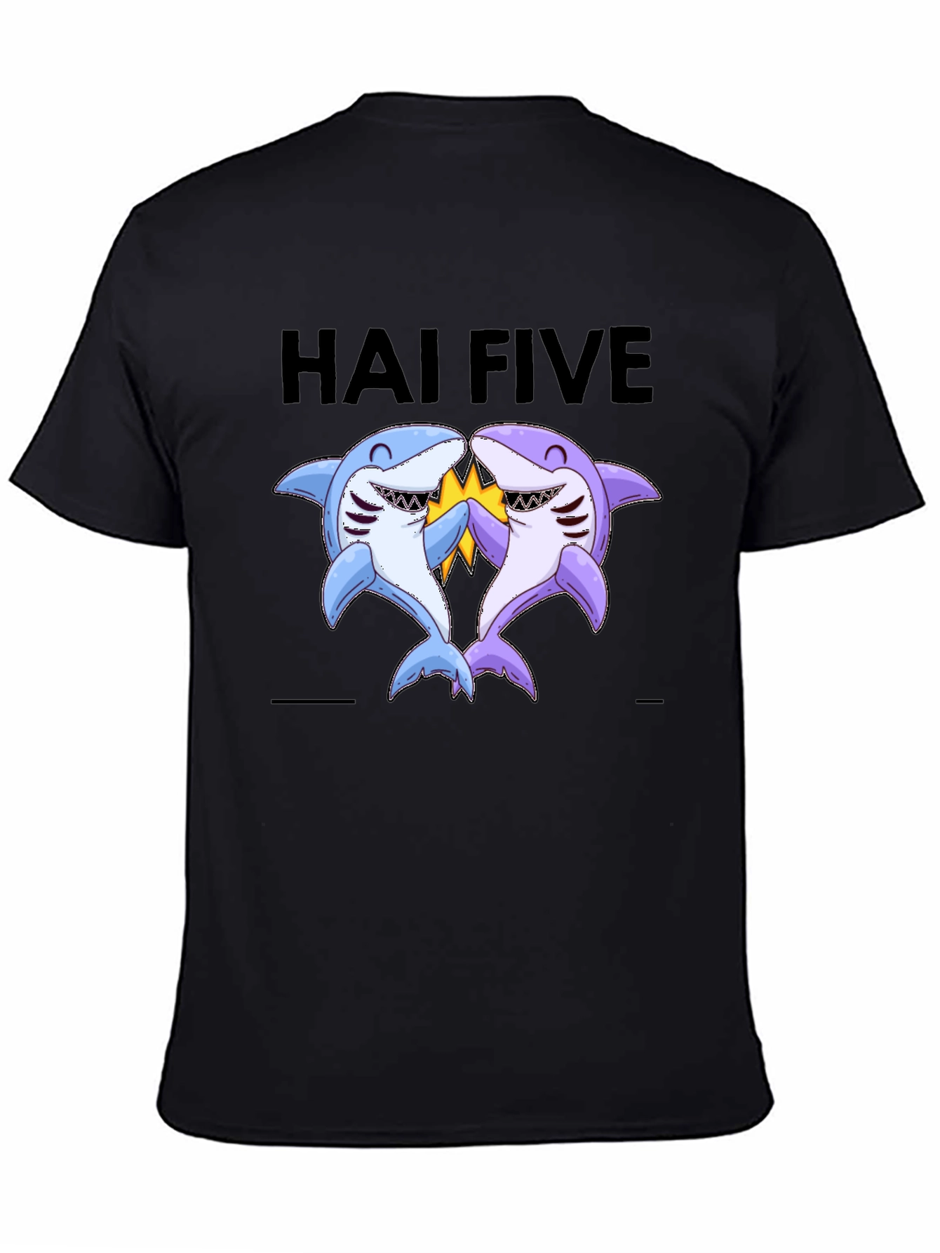 Hai Five T-Shirt - Funny Shark High Five Tee