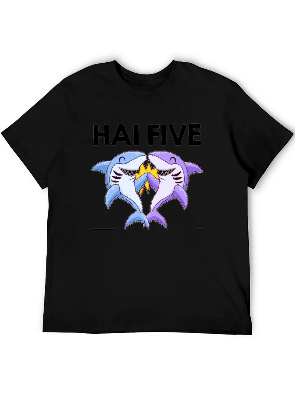 Hai Five T-Shirt - Funny Shark High Five Tee