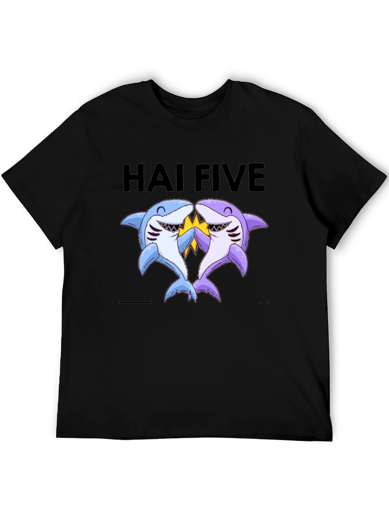 Hai Five T-Shirt - Funny Shark High Five Tee