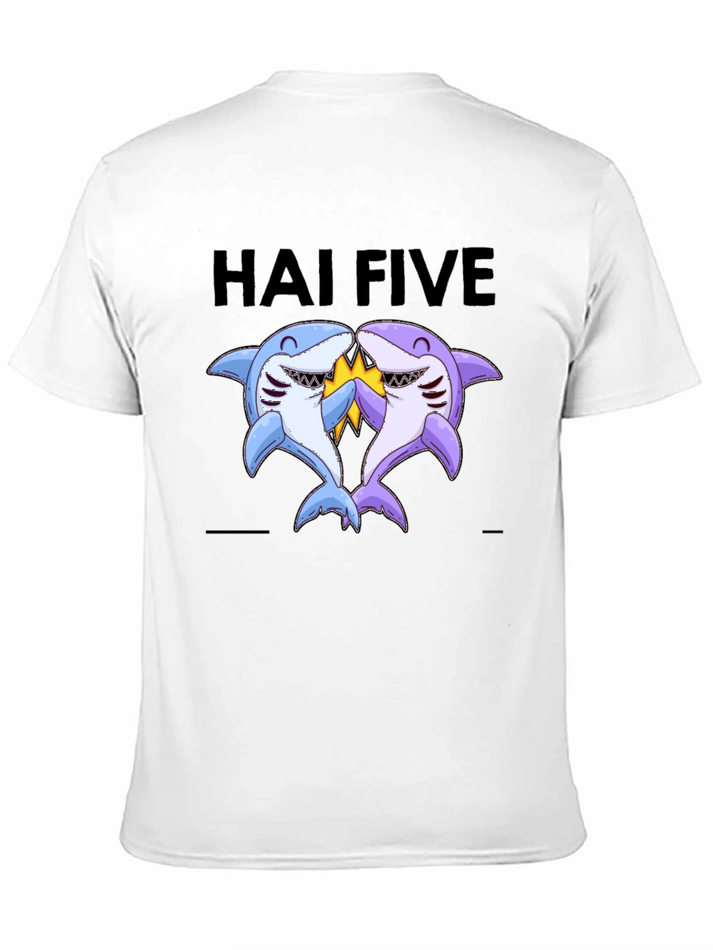 Hai Five T-Shirt - Funny Shark High Five Tee