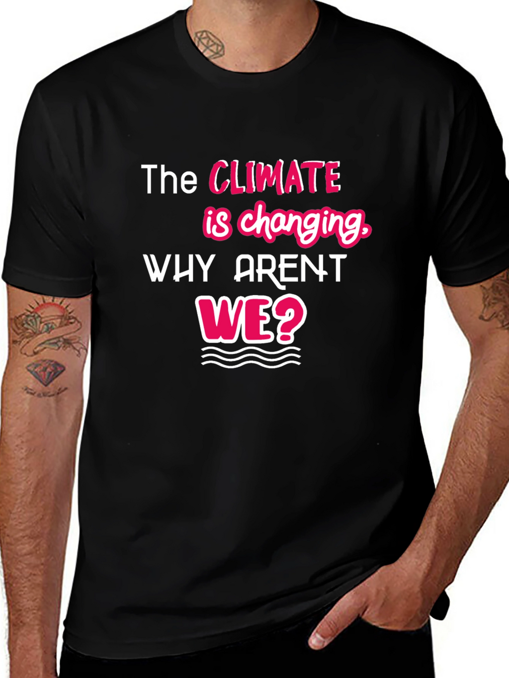 Climate Change Awareness T-Shirt - Why Arent We?