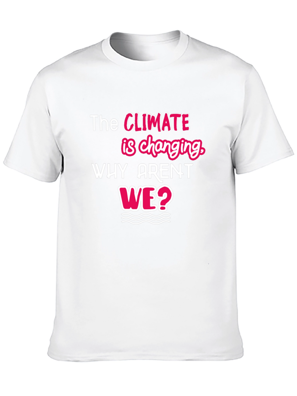 Climate Change Awareness T-Shirt - Why Arent We?