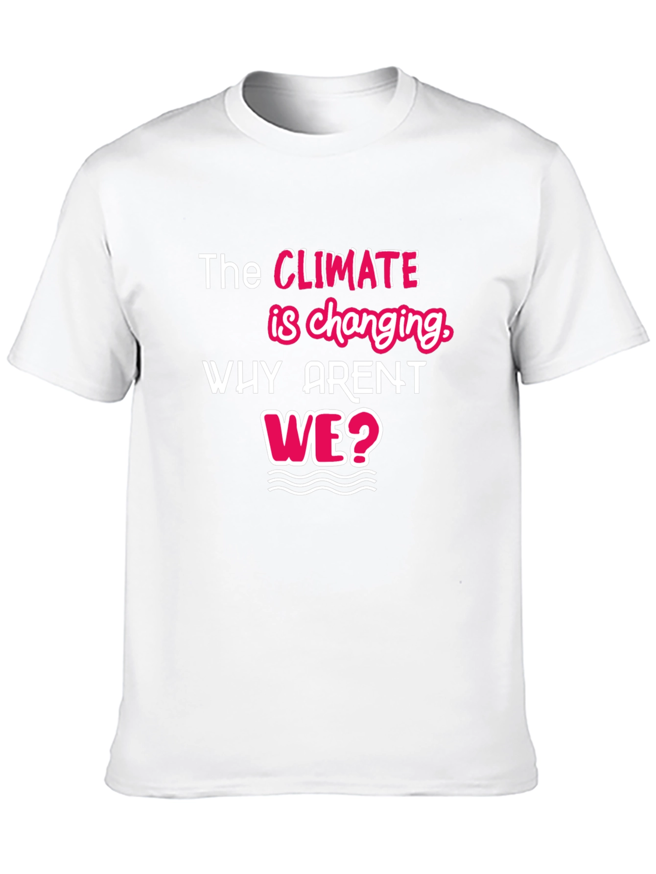 Climate Change Awareness T-Shirt - Why Arent We?