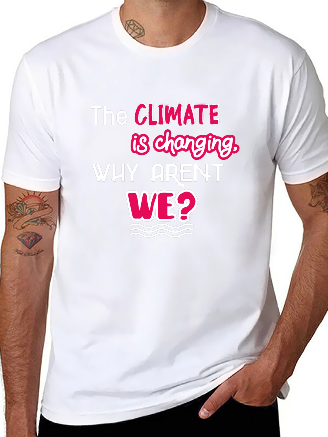 Climate Change Awareness T-Shirt - Why Arent We?