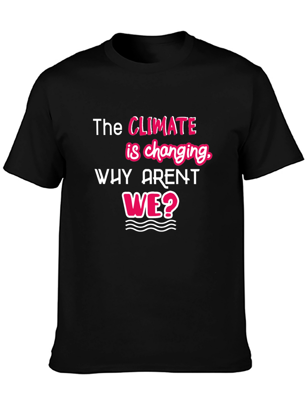 Climate Change Awareness T-Shirt - Why Arent We?