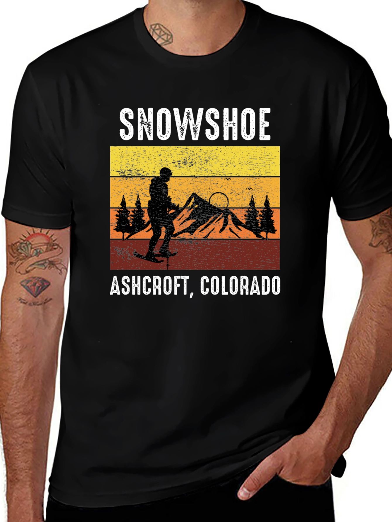 Snowshoe Ashcroft Colorado Graphic T-Shirt