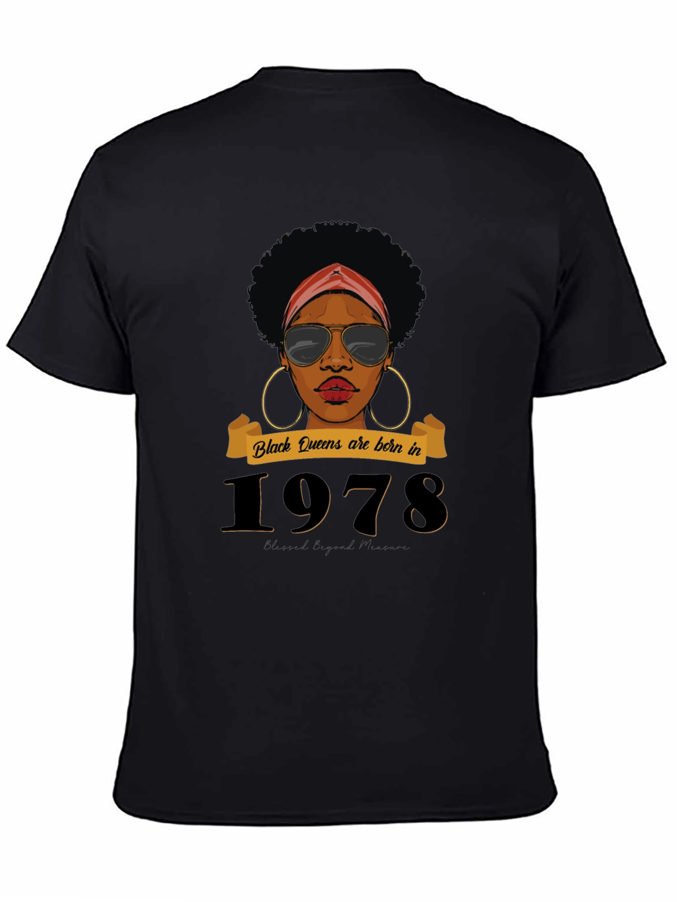 Black Queens Born in 1978 T-Shirt
