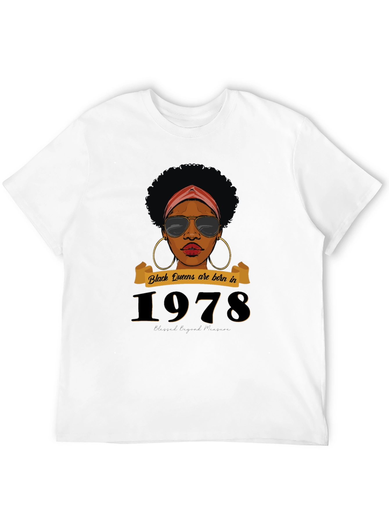 Black Queens Born in 1978 T-Shirt