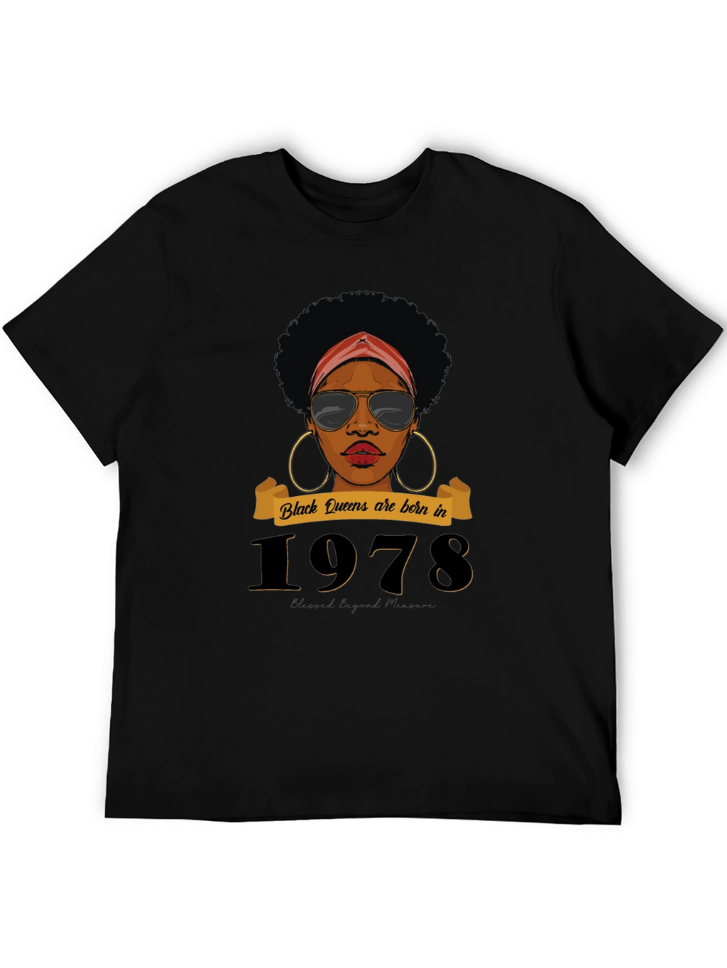Black Queens Born in 1978 T-Shirt