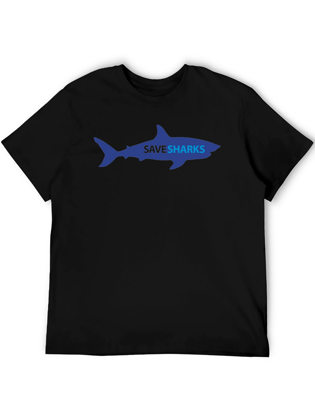 Save Sharks Graphic Tee - Eco-Friendly Awareness Shirt