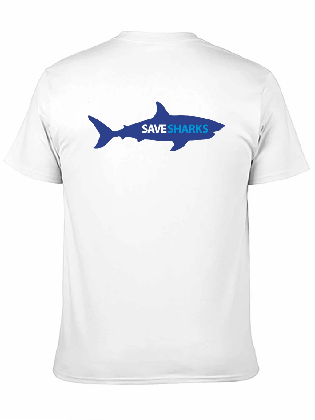 Save Sharks Graphic Tee - Eco-Friendly Awareness Shirt