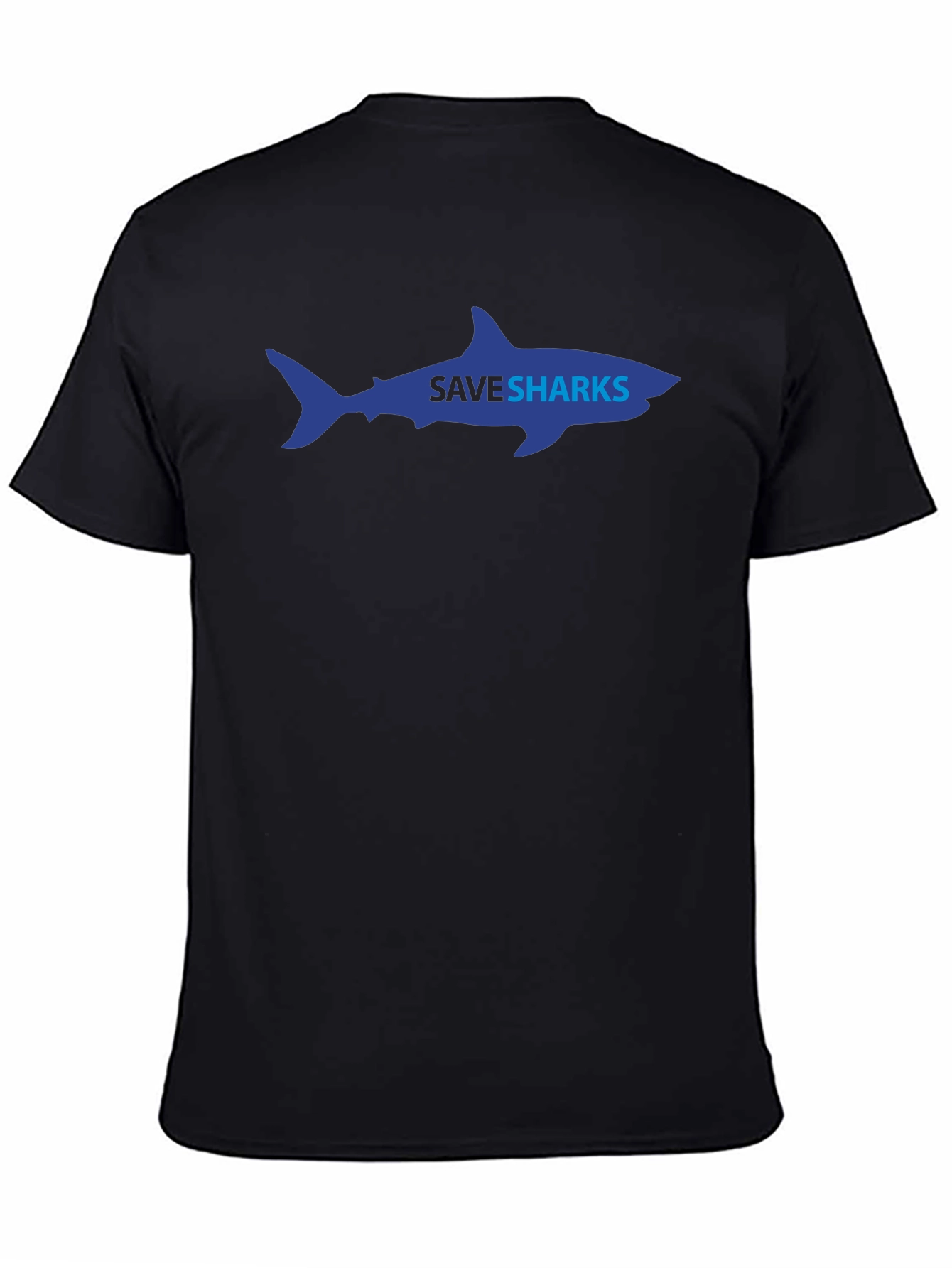 Save Sharks Graphic Tee - Eco-Friendly Awareness Shirt