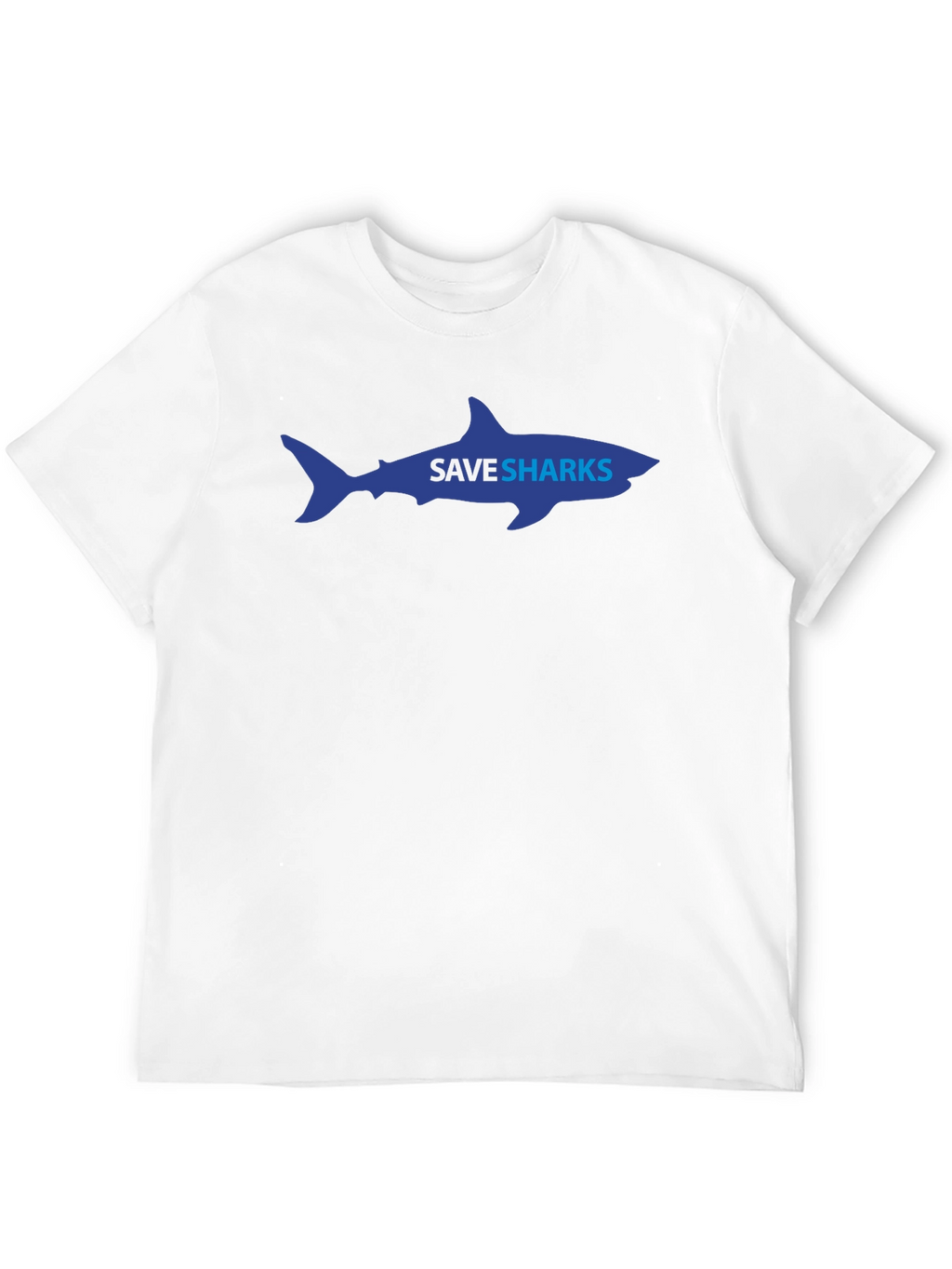 Save Sharks Graphic Tee - Eco-Friendly Awareness Shirt
