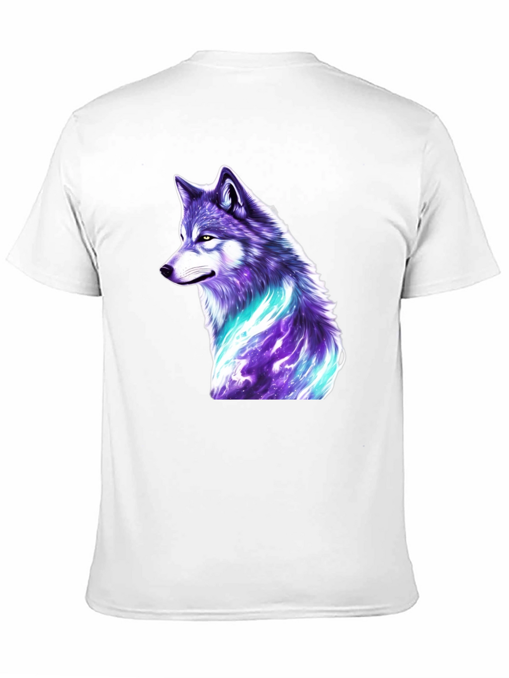 Mystic Wolf Graphic T-Shirt - Black