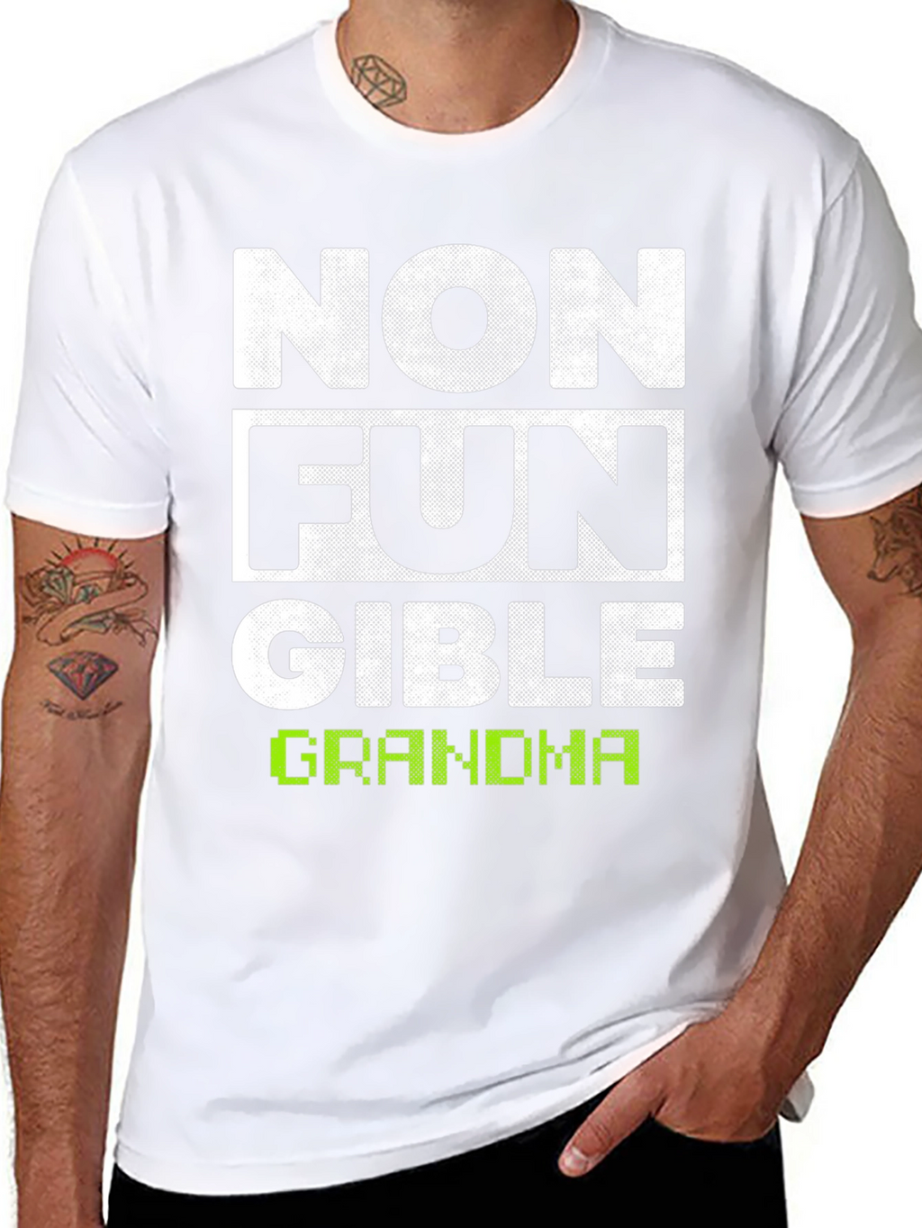 Non Fungible Grandma T-Shirt - Fun Novelty Tee