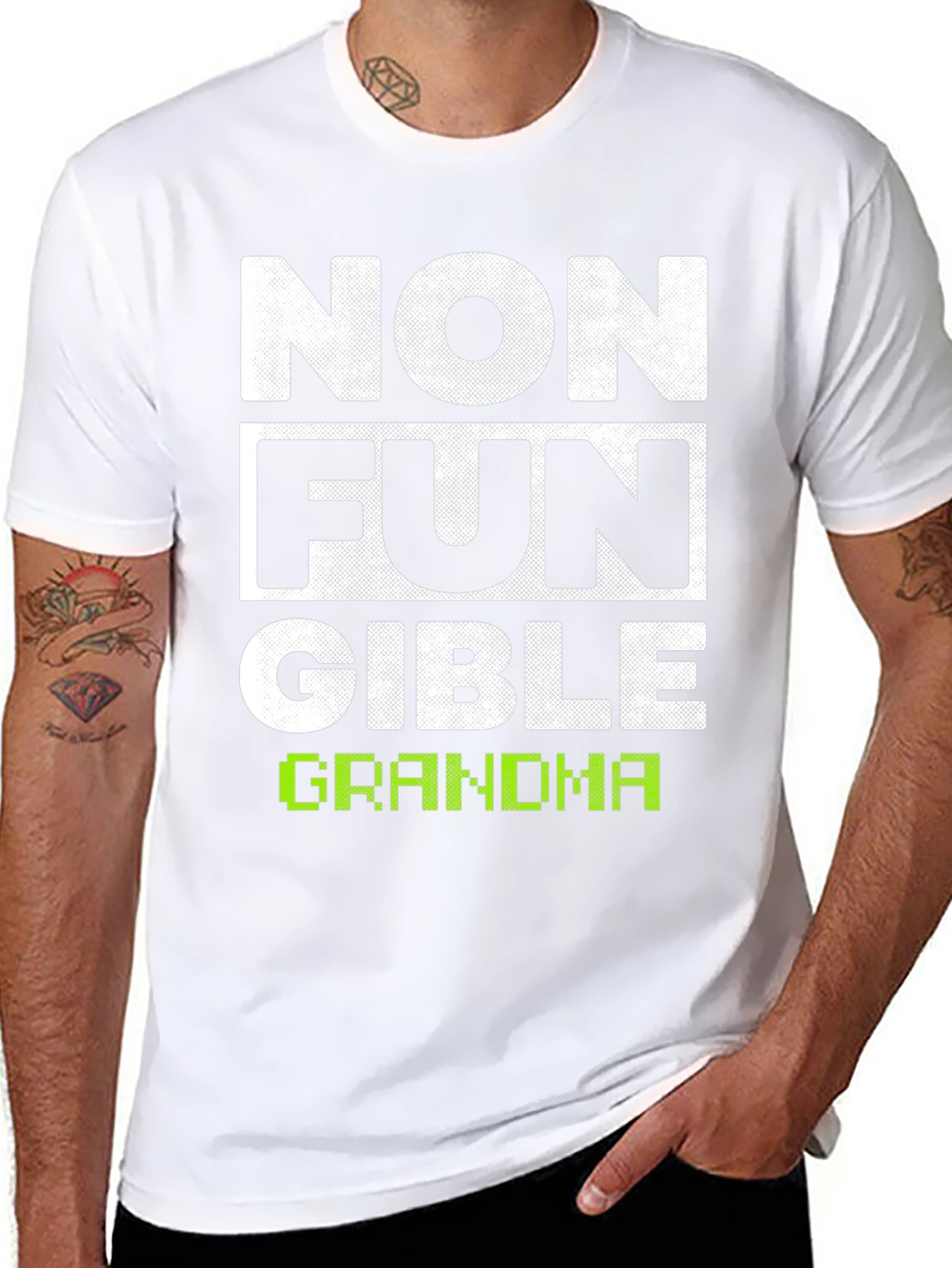Non Fungible Grandma T-Shirt - Fun Novelty Tee