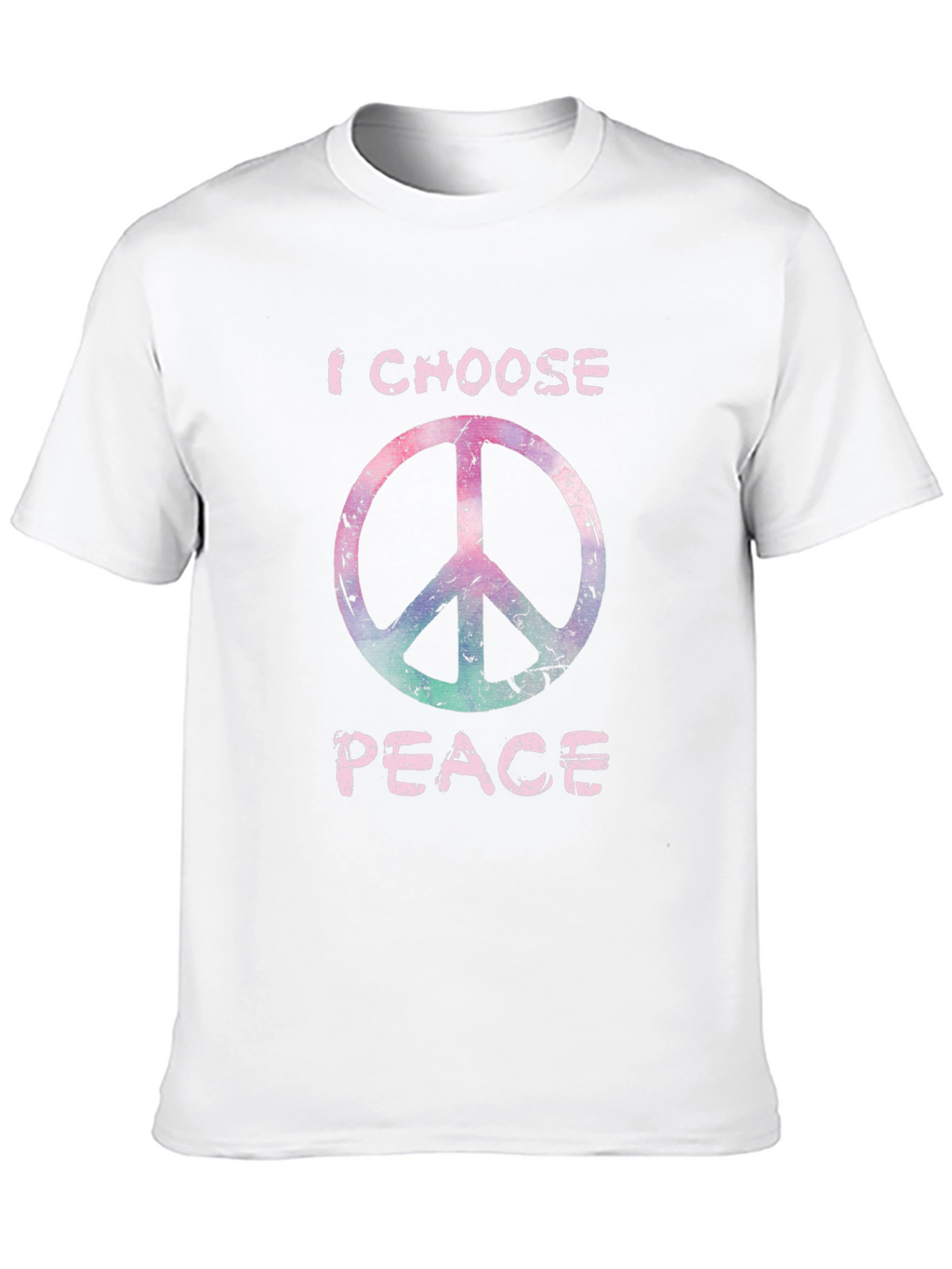 I Choose Peace Graphic Tee - Stylish Black T-Shirt