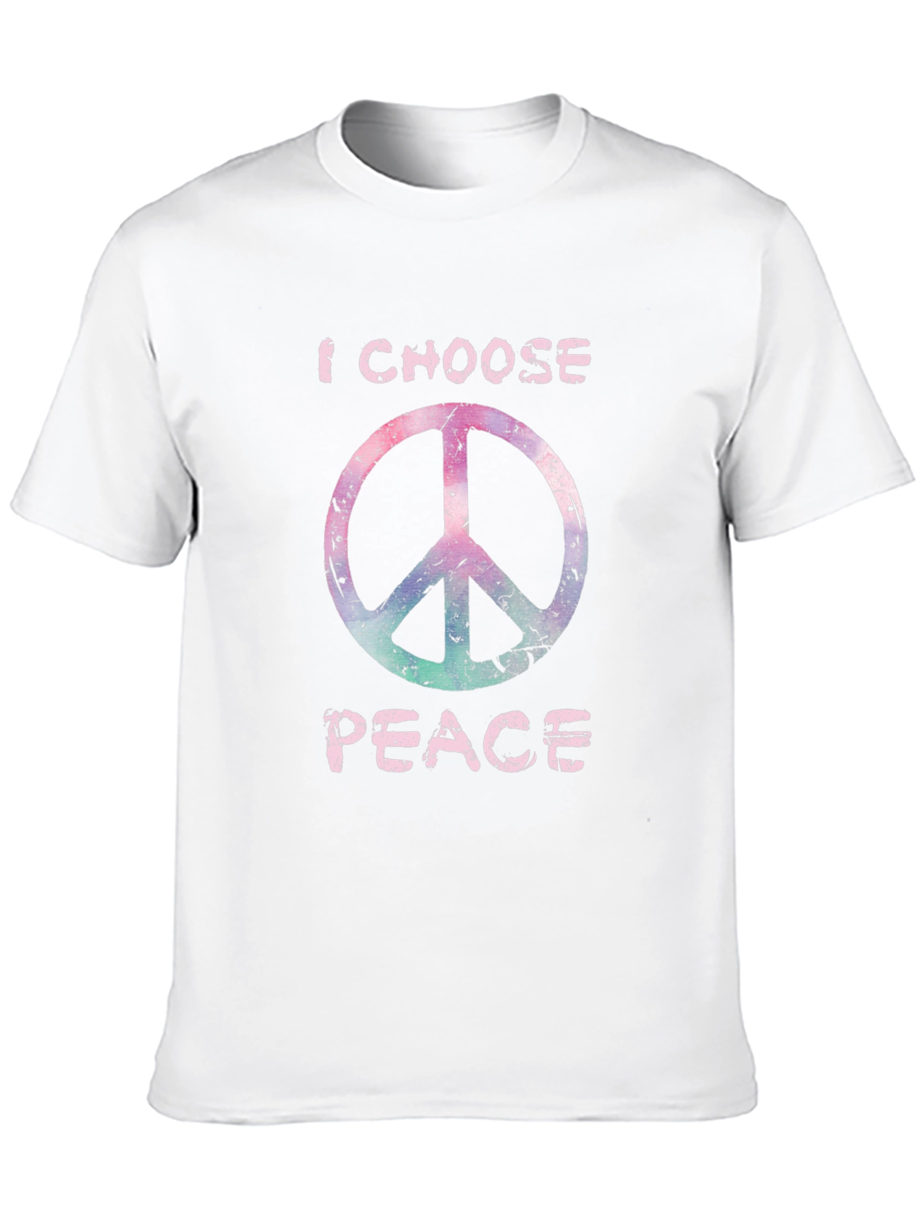 I Choose Peace Graphic Tee - Stylish Black T-Shirt