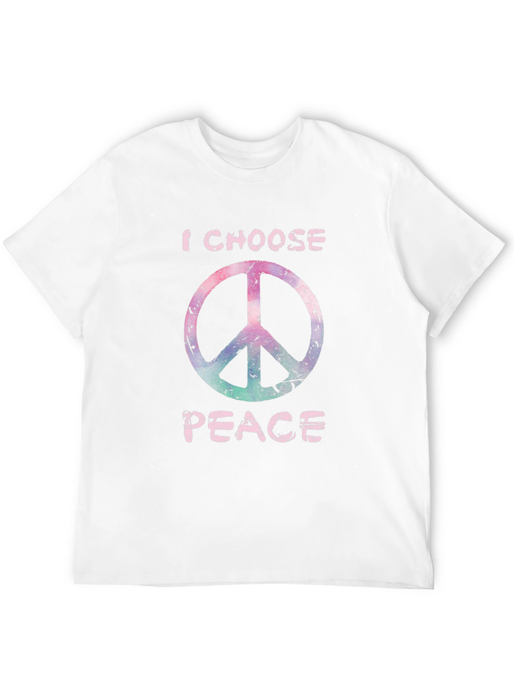 I Choose Peace Graphic Tee - Stylish Black T-Shirt