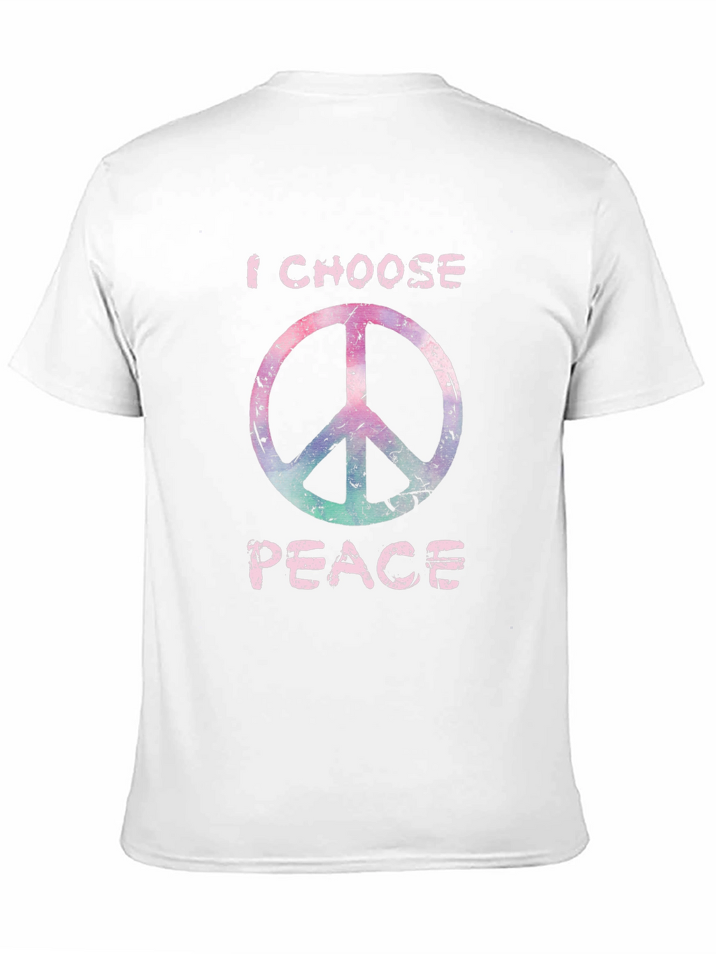 I Choose Peace Graphic Tee - Stylish Black T-Shirt