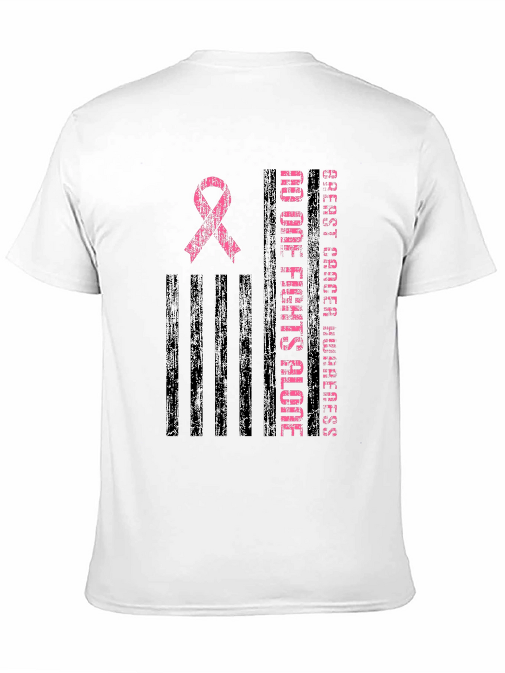 Breast Cancer Awareness Ribbon Graphic Tee
