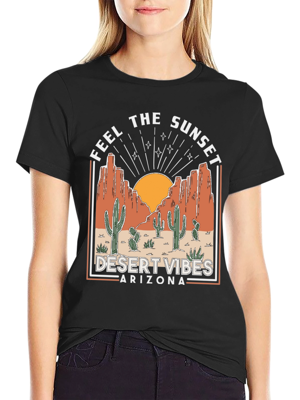 Desert Vibes Arizona Graphic T-Shirt
