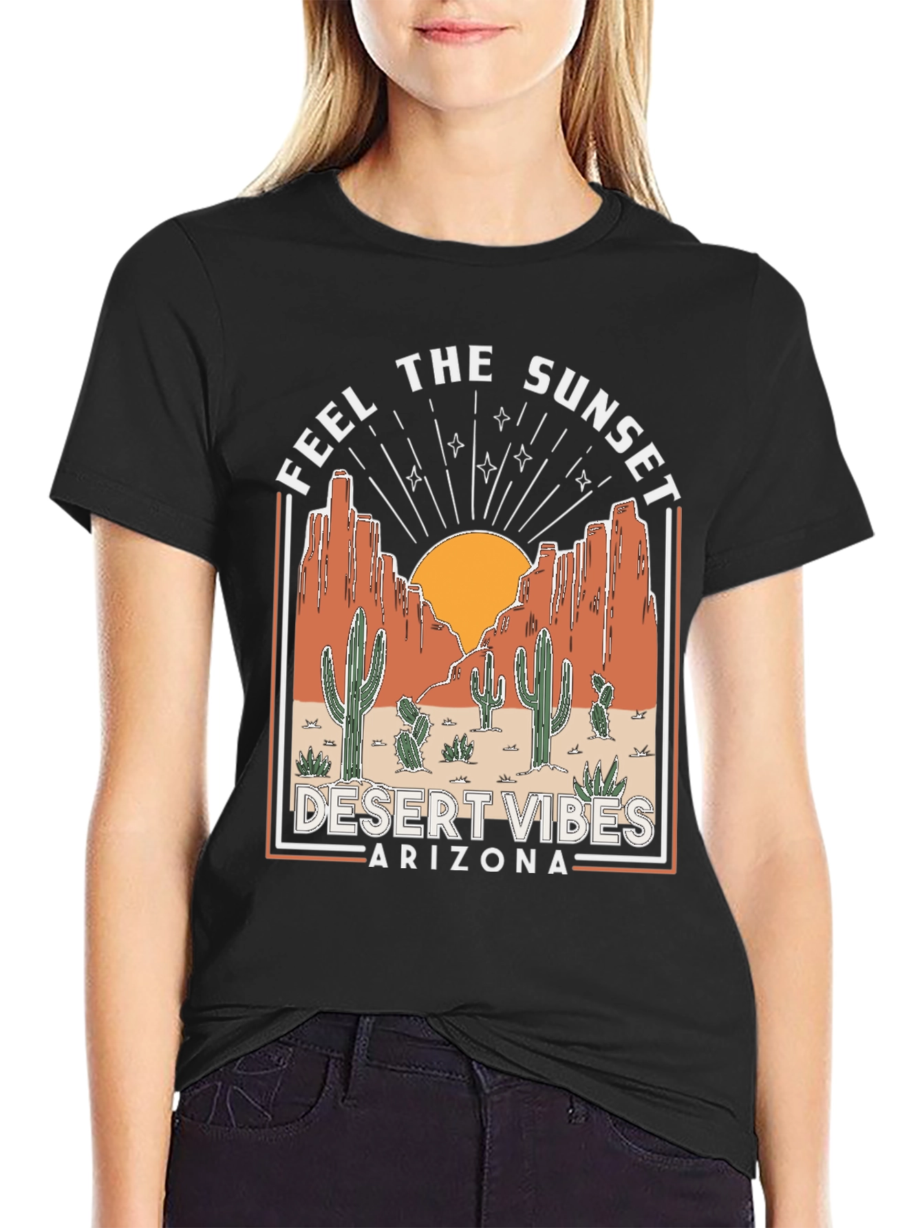 Desert Vibes Arizona Graphic T-Shirt