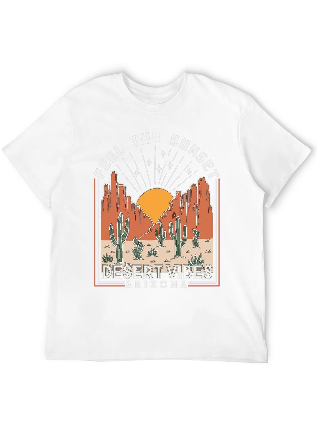 Desert Vibes Arizona Graphic T-Shirt