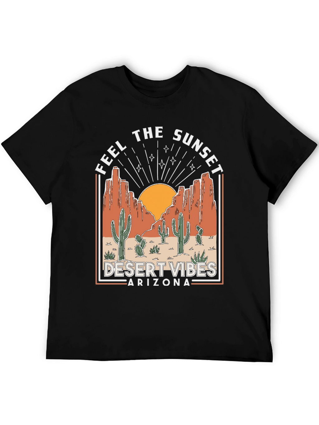 Desert Vibes Arizona Graphic T-Shirt