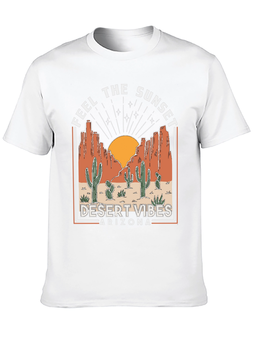 Desert Vibes Arizona Graphic T-Shirt