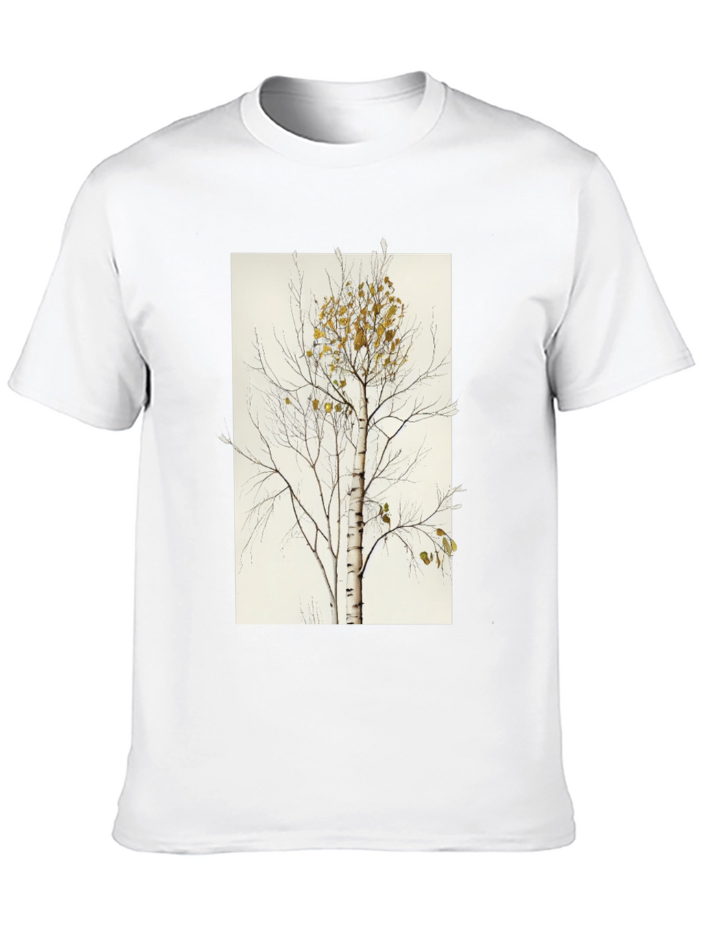 Birch Tree Graphic Tee - Nature Inspired Style