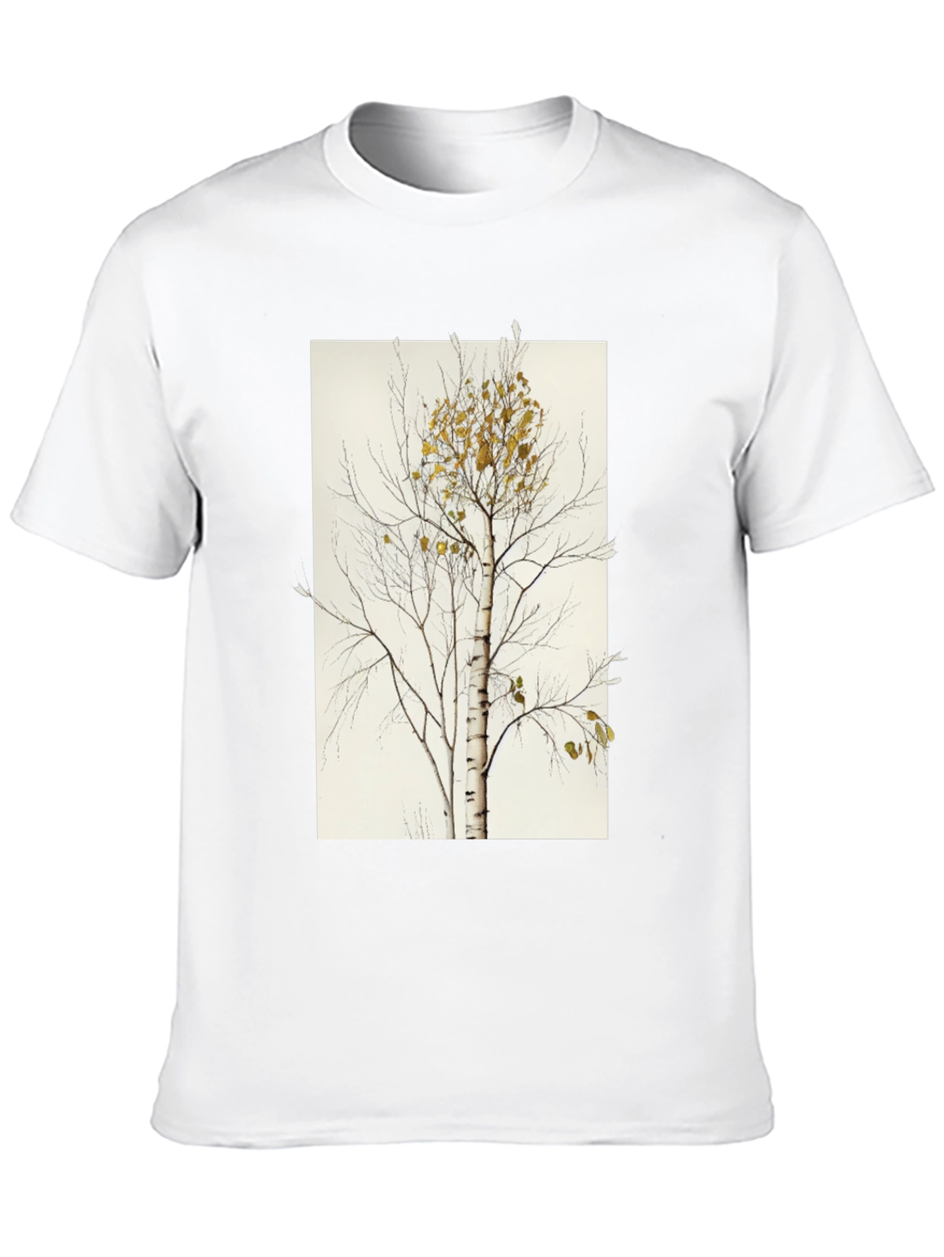 Birch Tree Graphic Tee - Nature Inspired Style