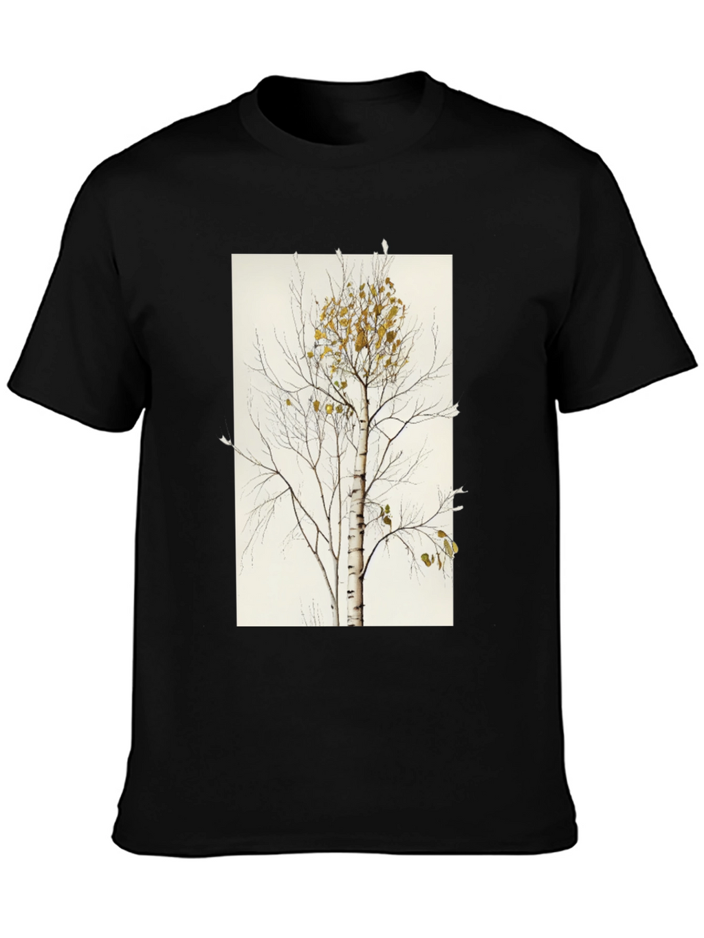 Birch Tree Graphic Tee - Nature Inspired Style