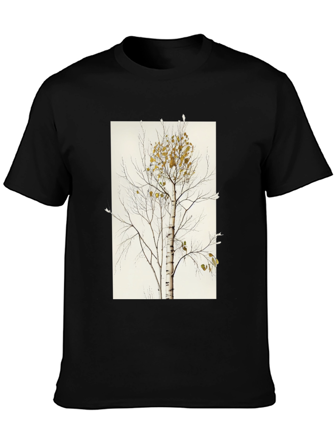 Birch Tree Graphic Tee - Nature Inspired Style